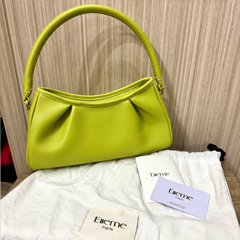 Elleme Lime Green Shoulder Bag